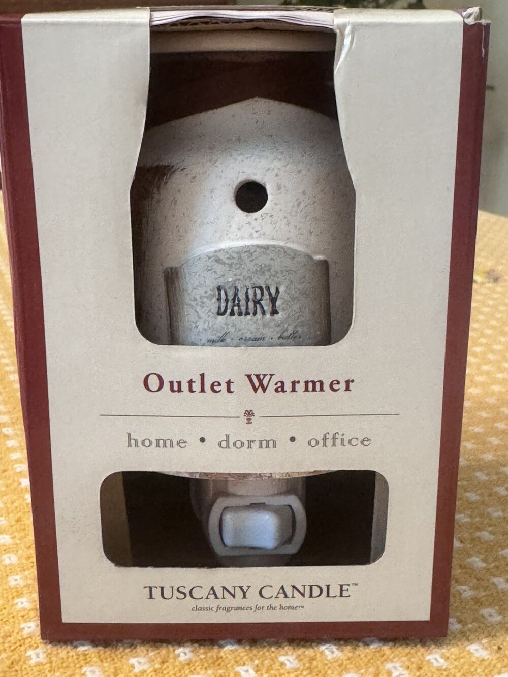 New Tuscany Candle Fragrance Bar Warmer “Dairy” Farmhouse Decor DISCONTINUED